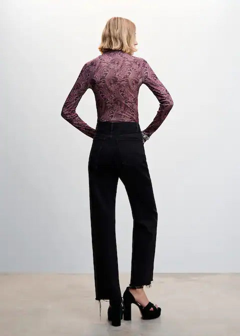 Printed long sleeve t-shirt