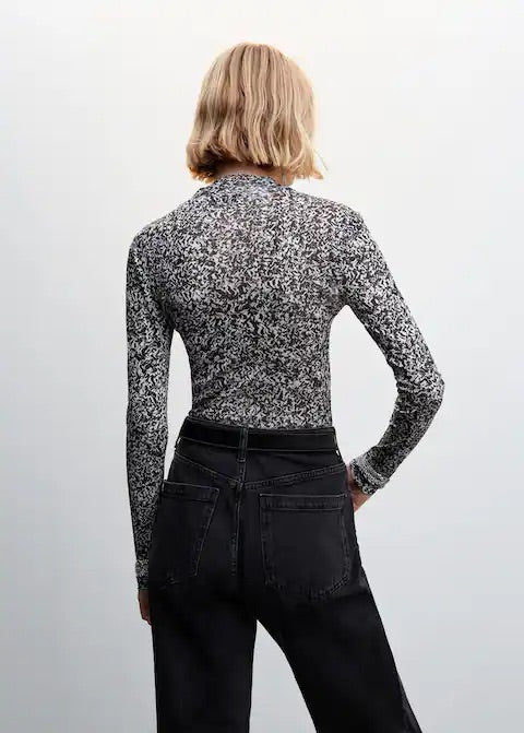 Printed long sleeve t-shirt