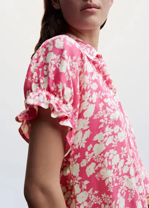 Flowers printed shirt