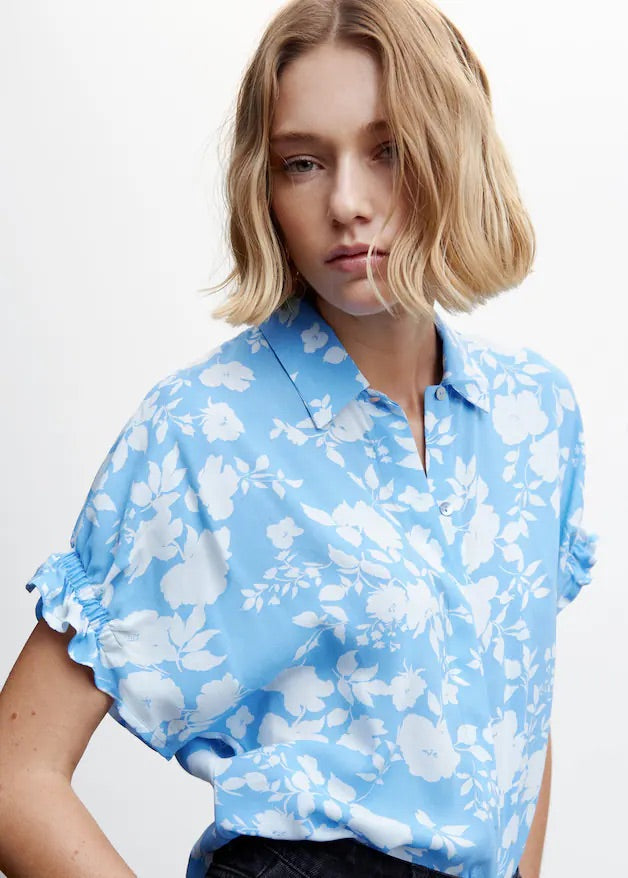Flowers printed shirt