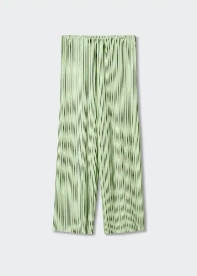 Pleated wideleg trousers