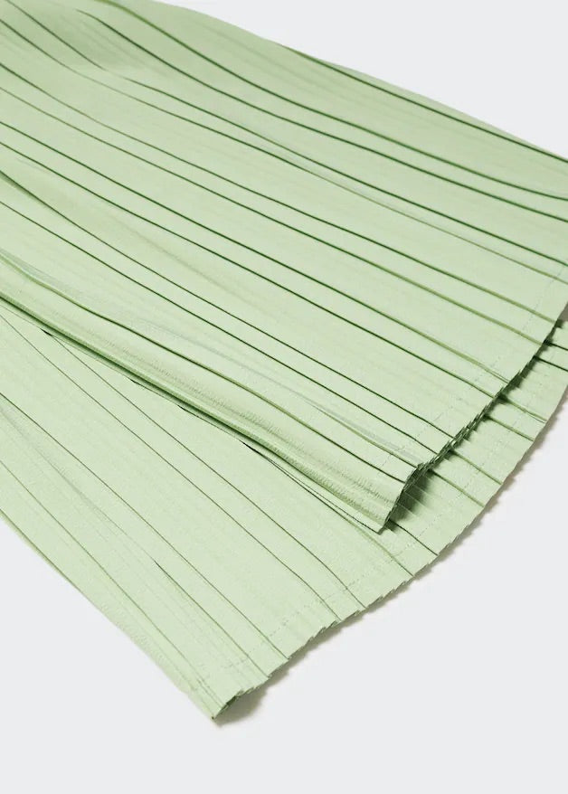 Pleated wideleg trousers