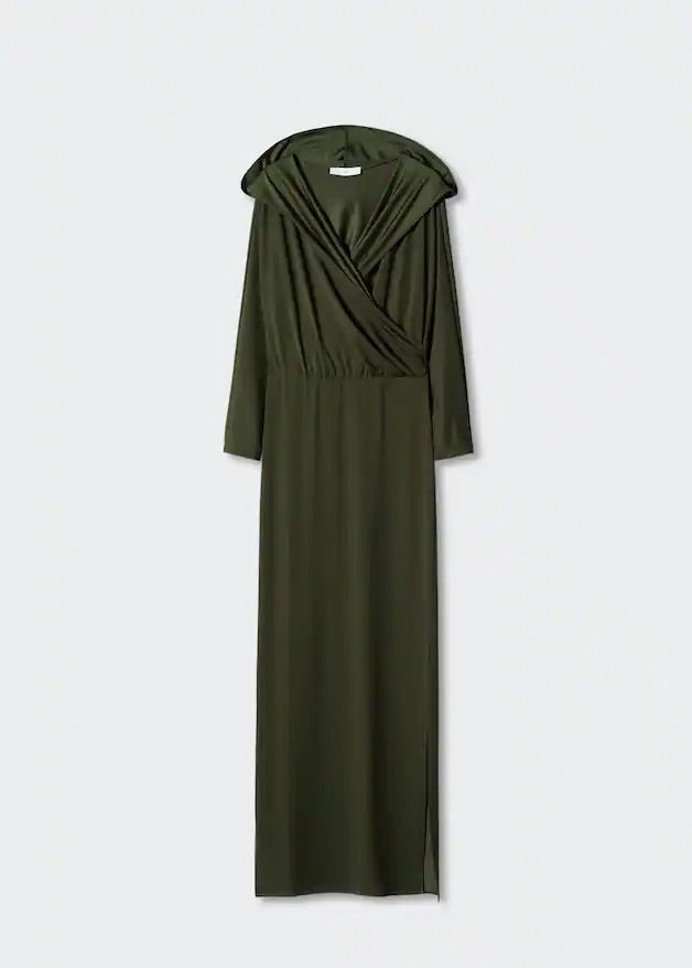Hooded long dress