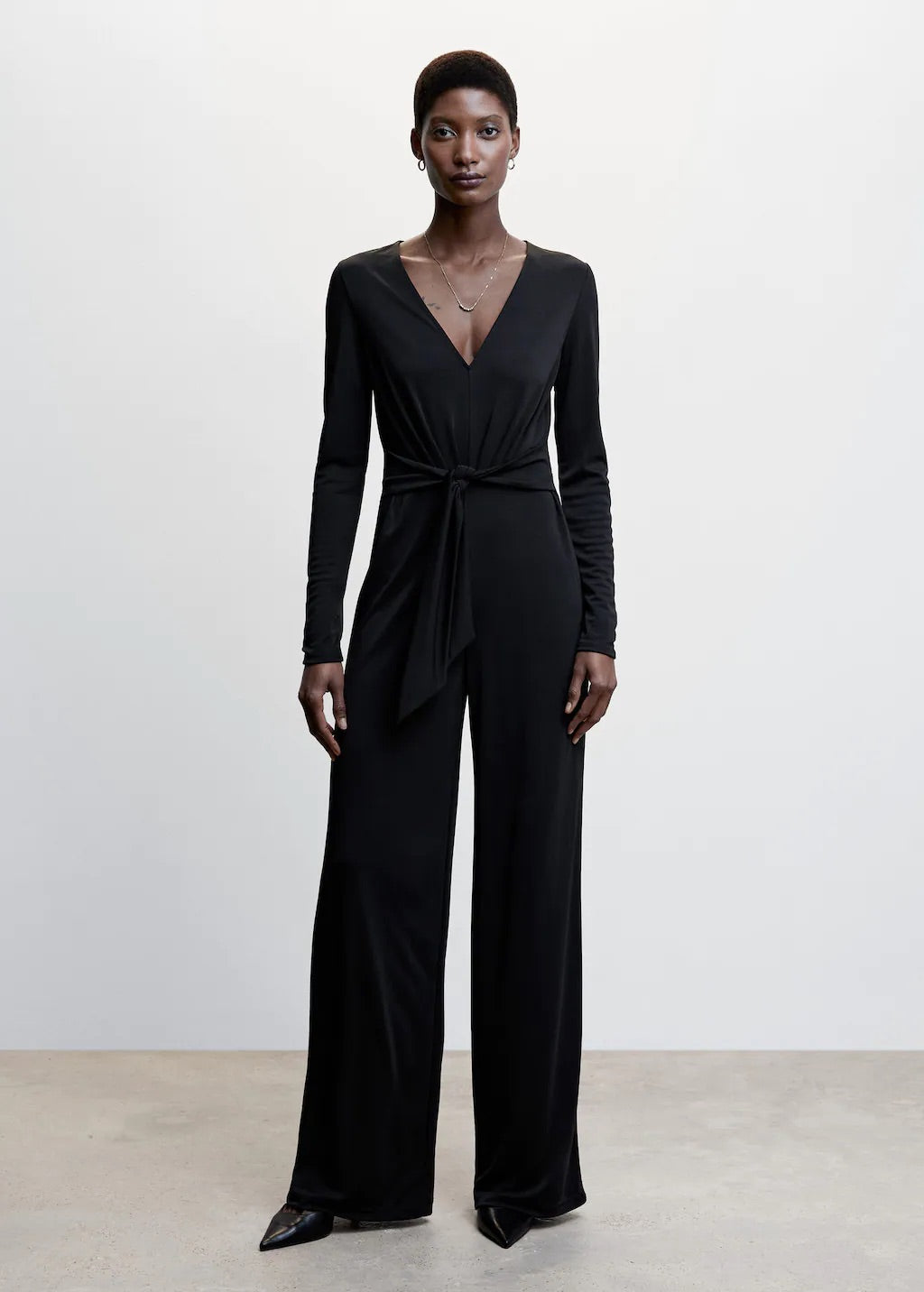 Bow long jumpsuit