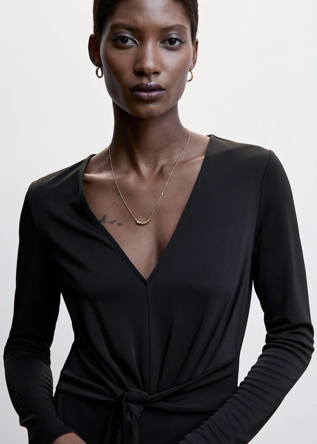 Bow long jumpsuit