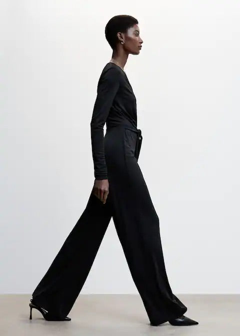 Bow long jumpsuit