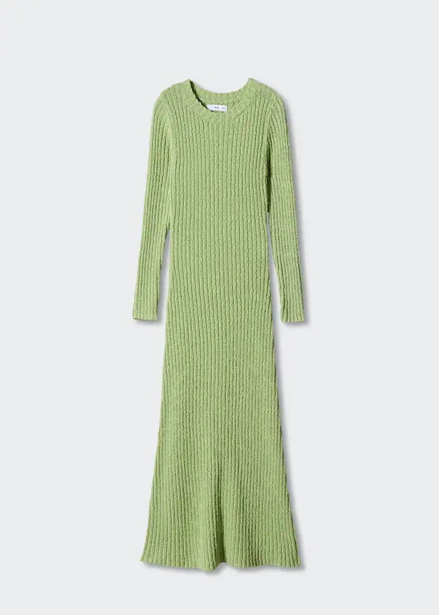 Ribbed long dress