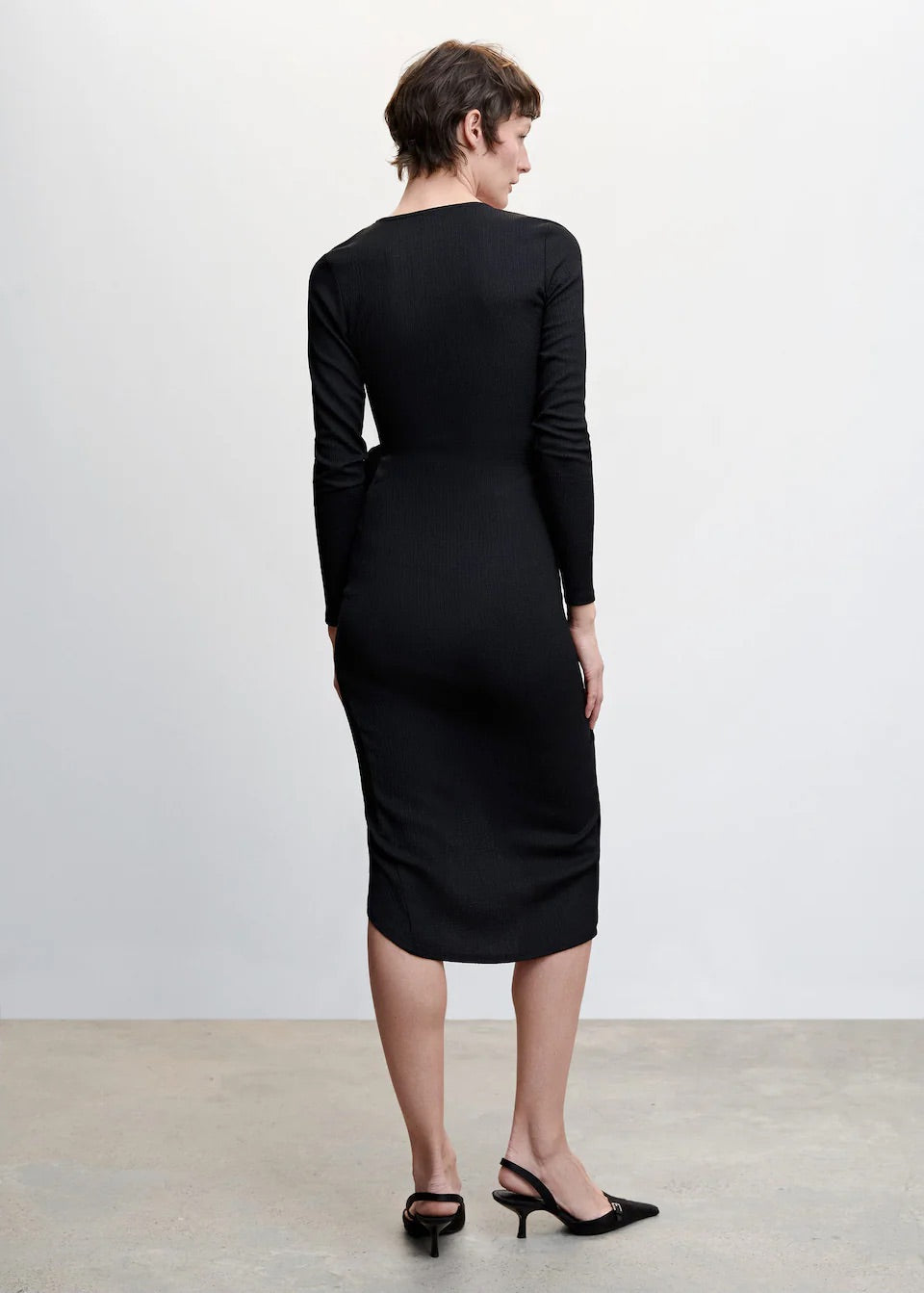 Bow wrap dress