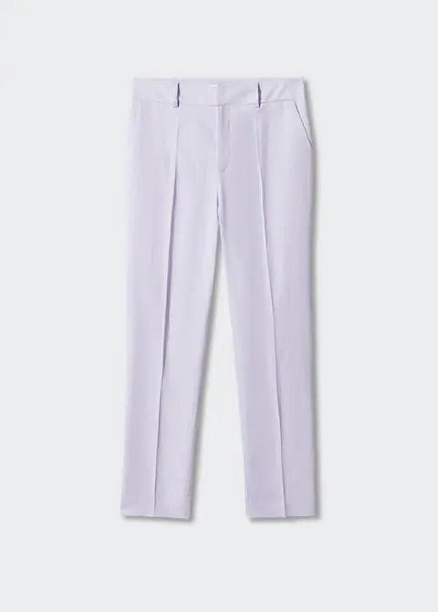 100% linen suit trousers