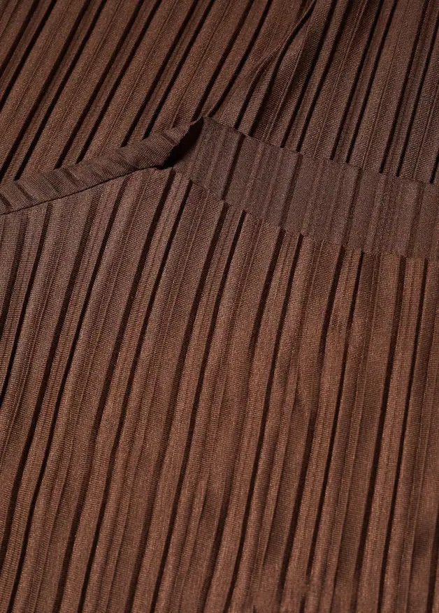 Pleated strap top
