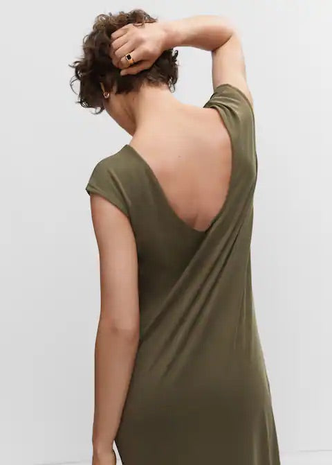 Modal slit dress