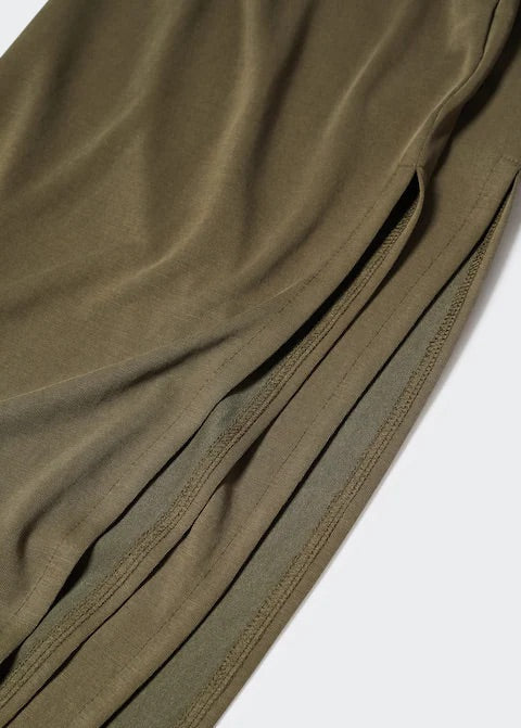 Modal slit dress