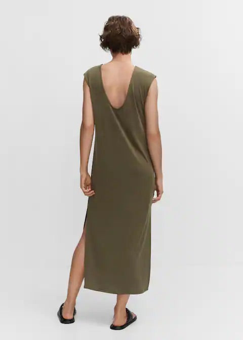 Modal slit dress