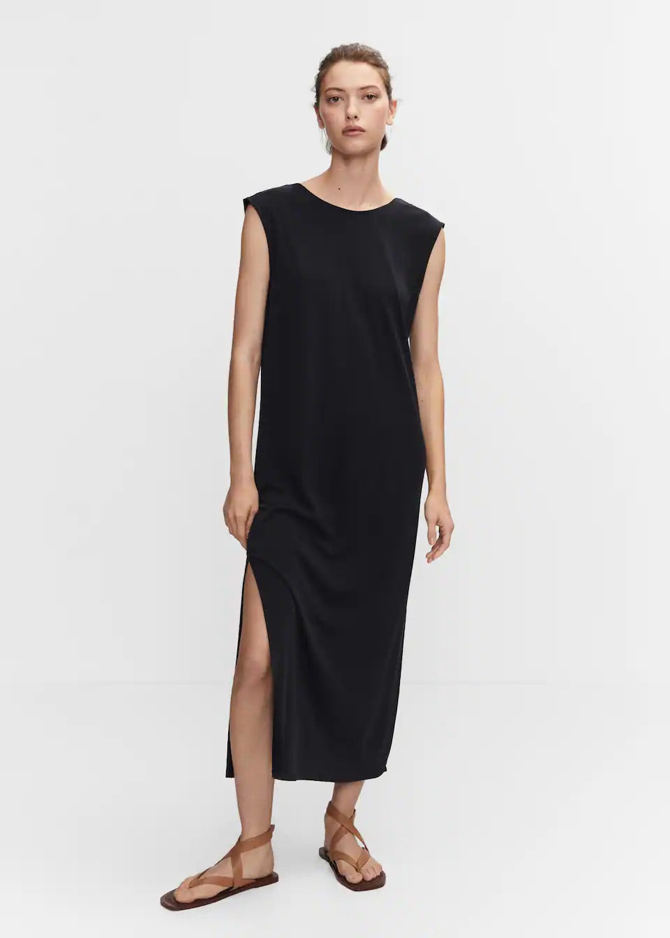 Modal slit dress