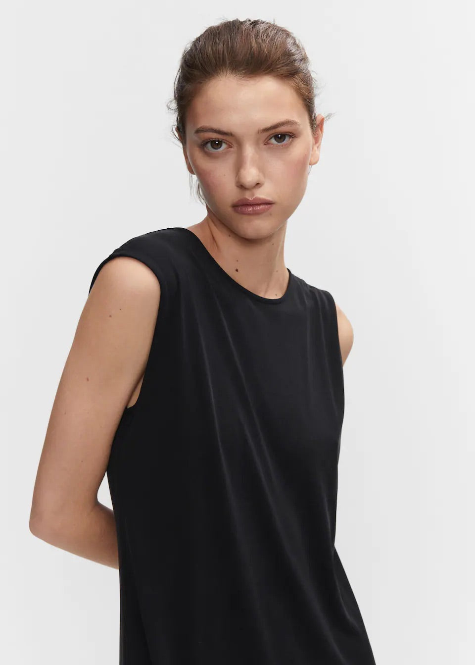 Modal slit dress