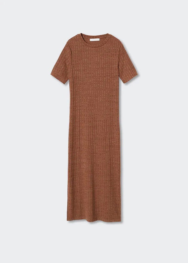 Ribbed knit dress
