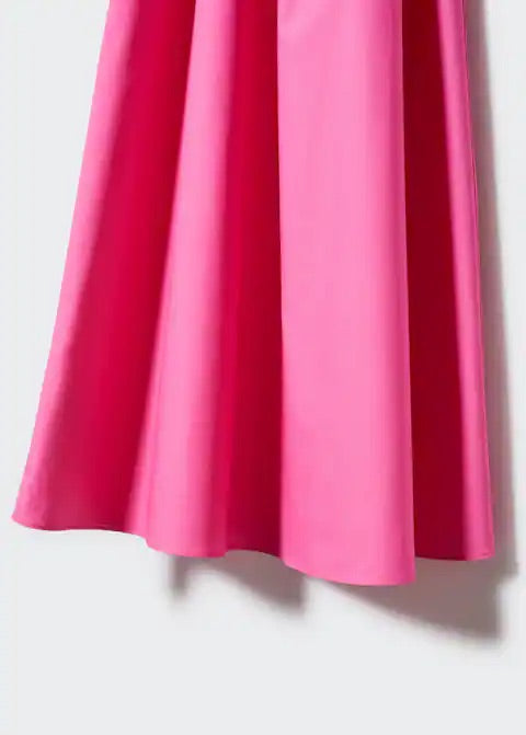 100% cotton midi dress