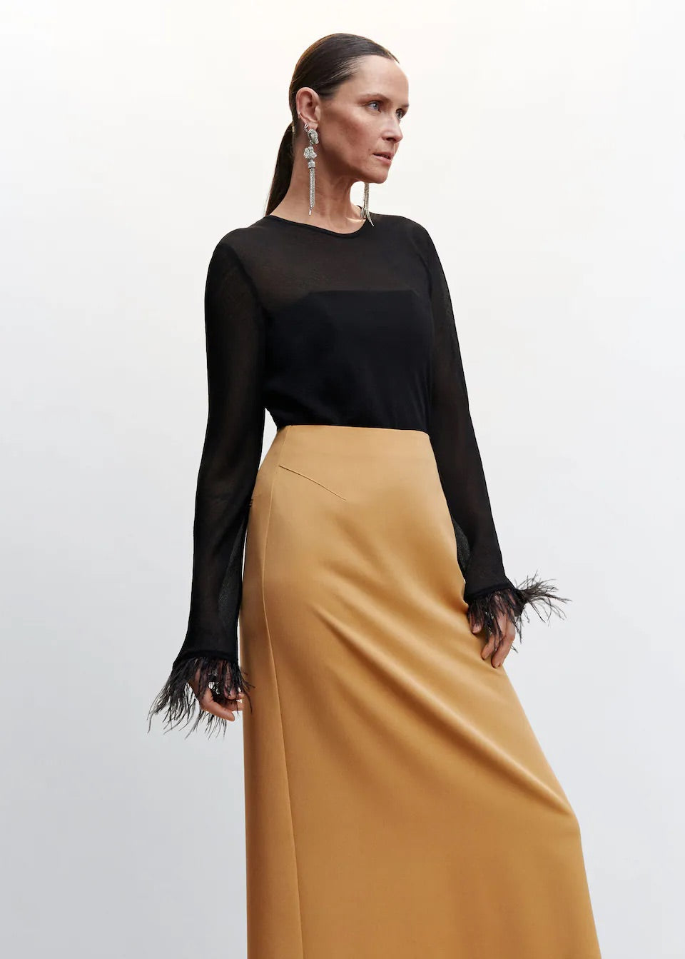 Flowy long skirt