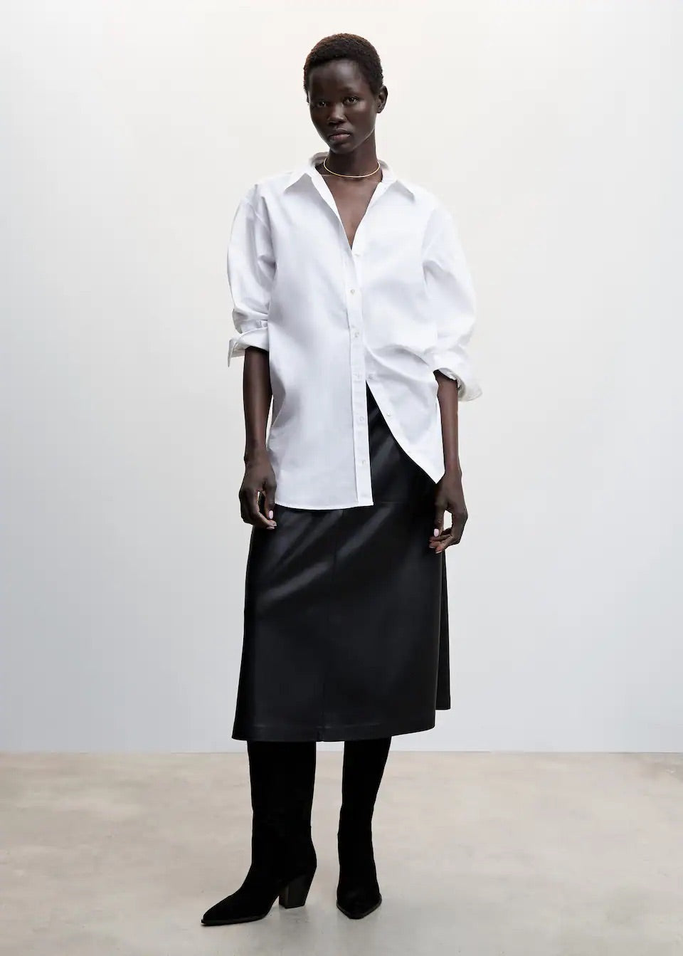 Cotton long shirt