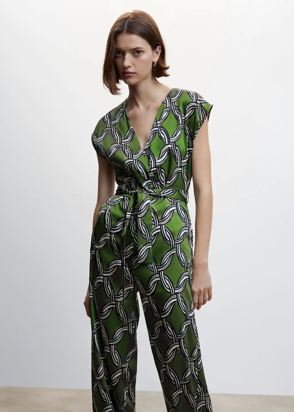 Geometric print jumpsuit