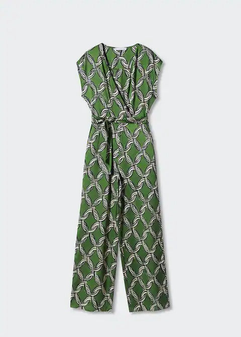 Geometric print jumpsuit