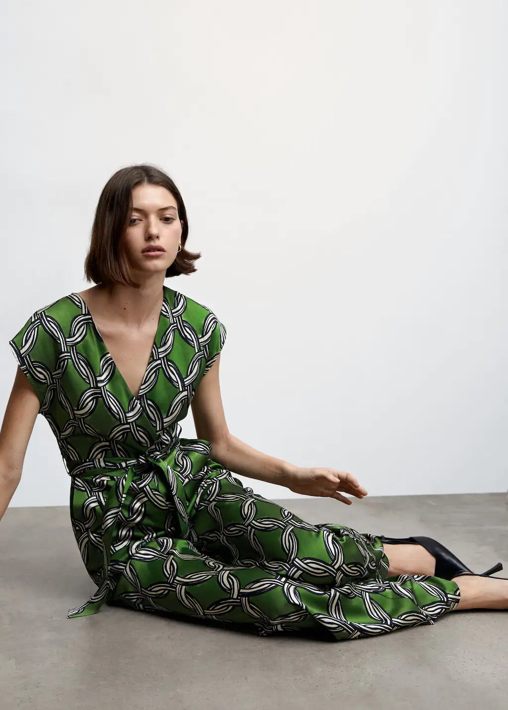 Geometric print jumpsuit