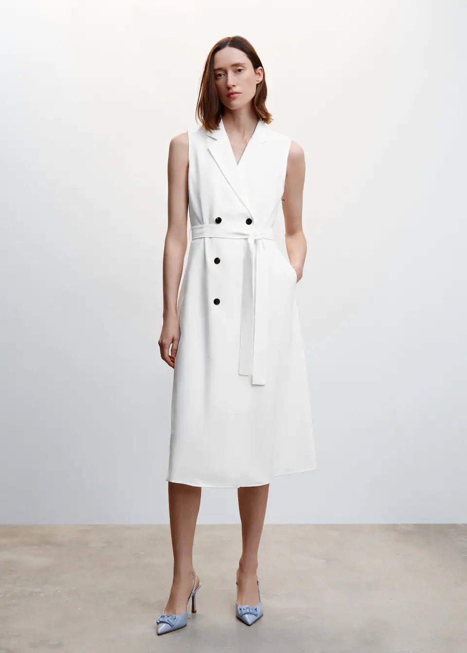 Midi gilet dress