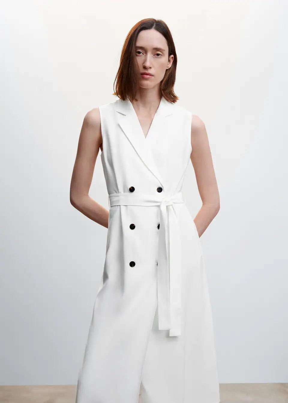Midi gilet dress