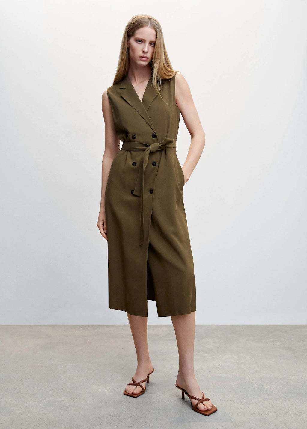 Midi vest dress