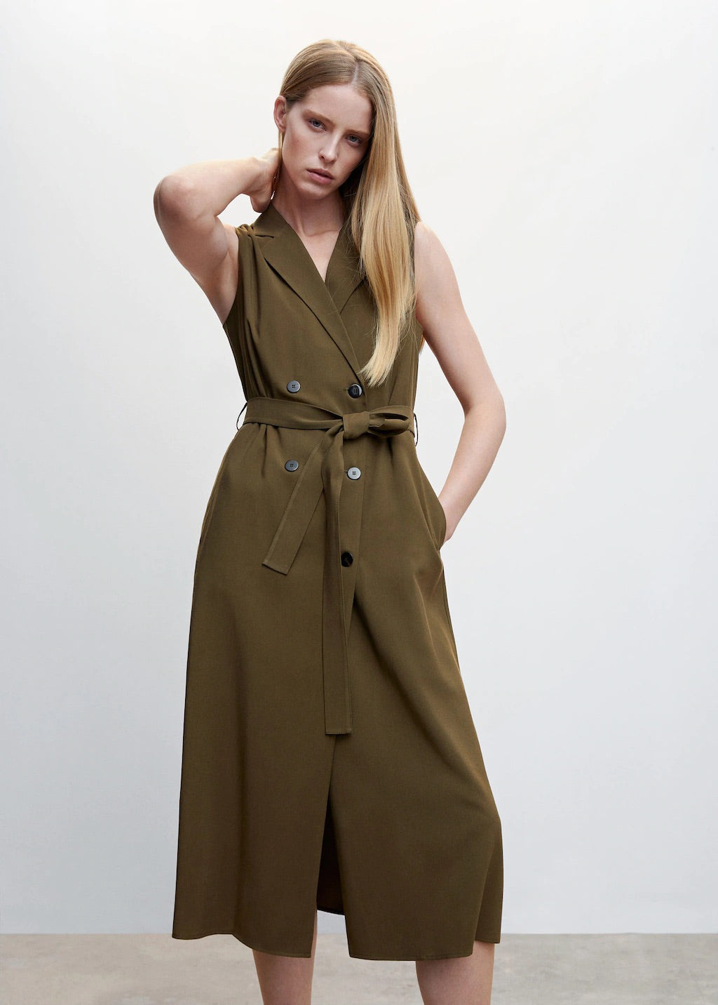 Midi vest dress