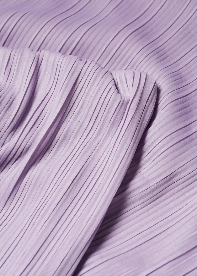 Pleated midi skirt