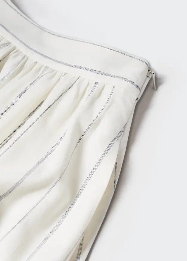 Pinstripe skirt
