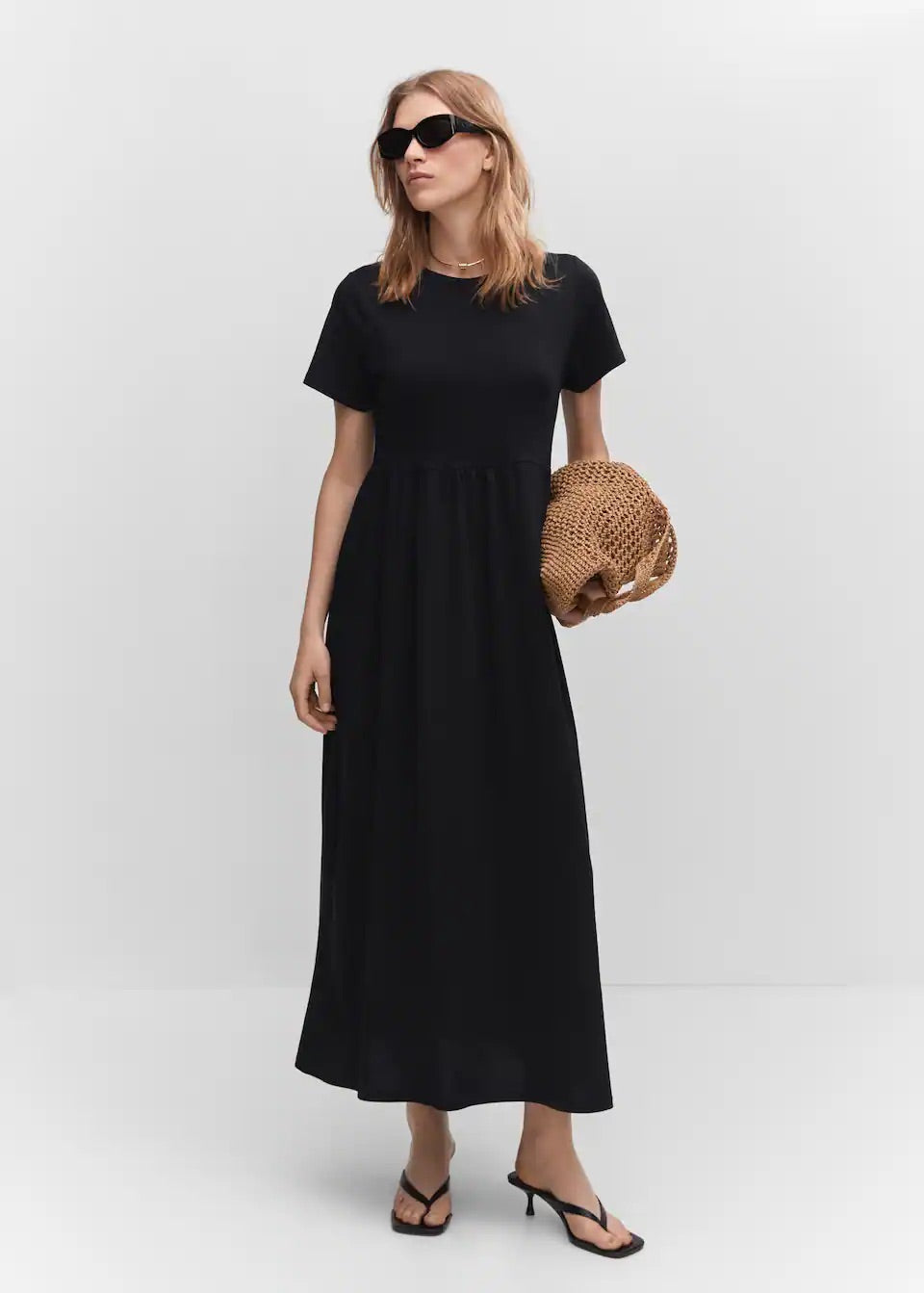 Knit long dress