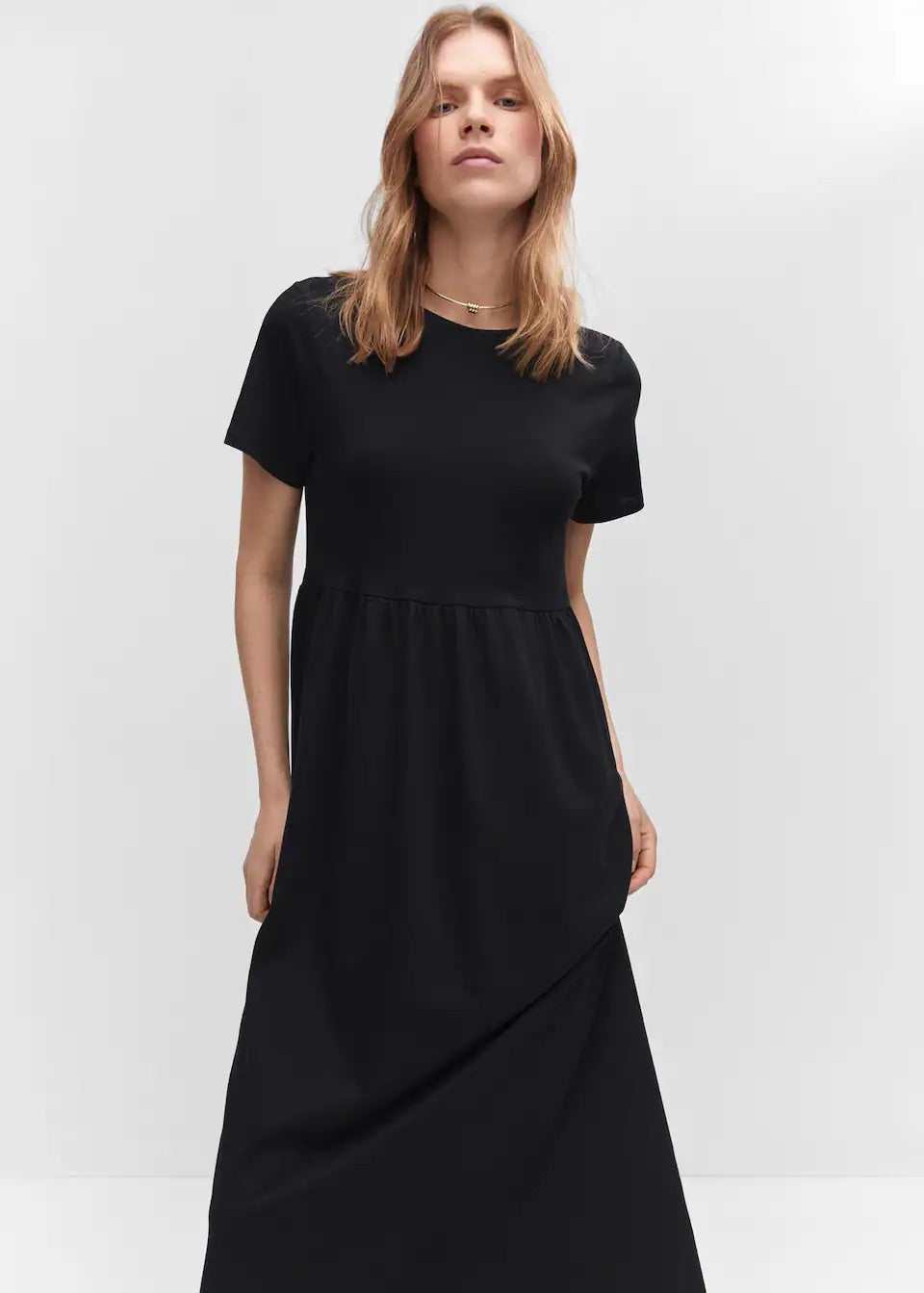 Knit long dress