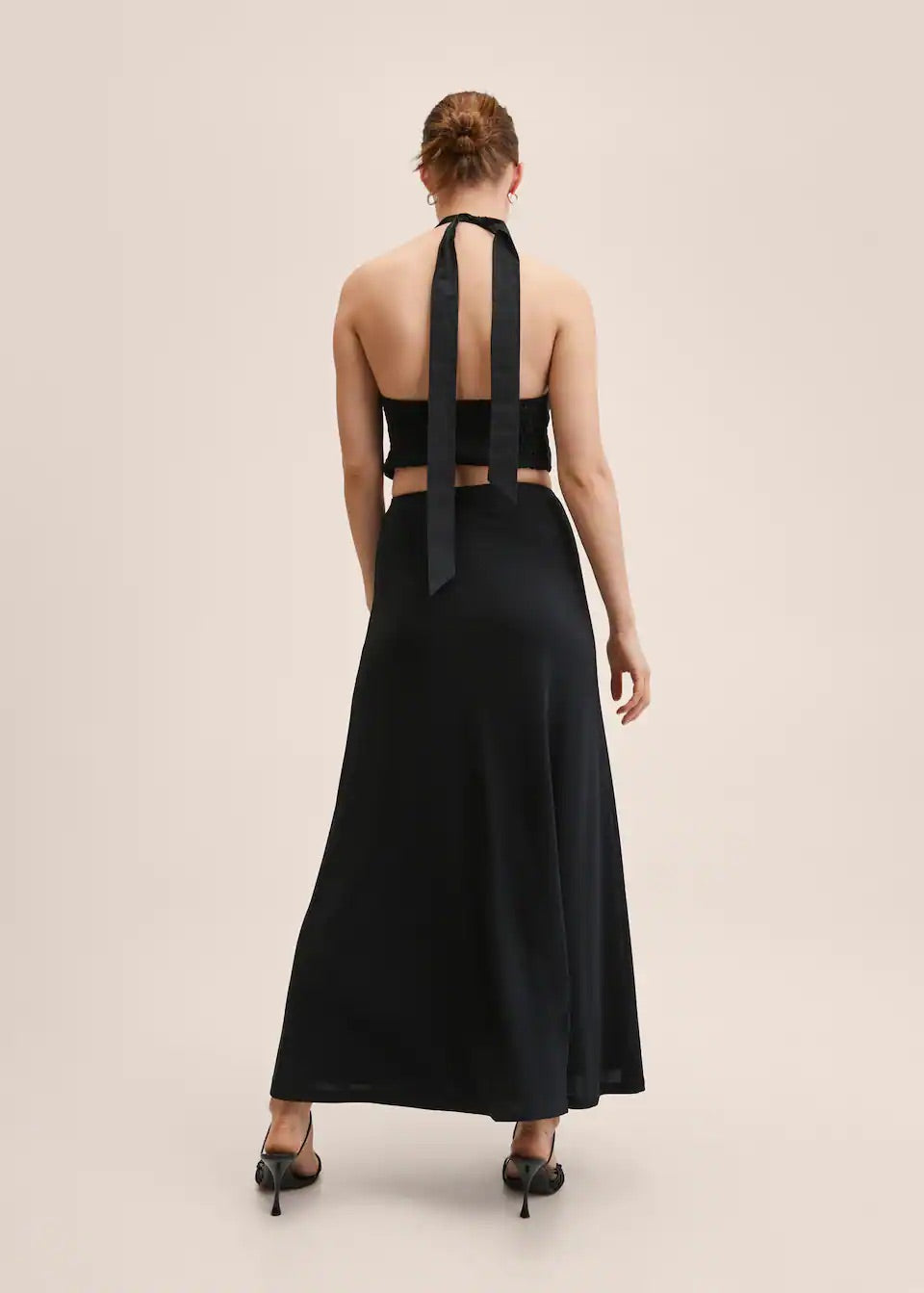 Ruched detail skirt