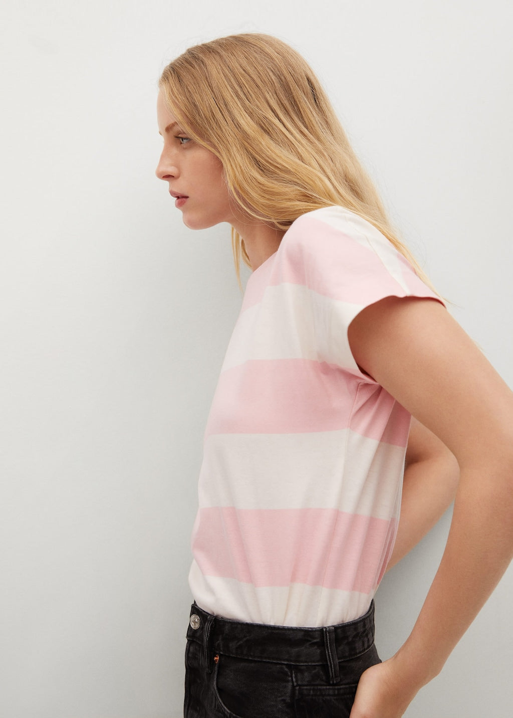 Essential cotton-blend T-shirt