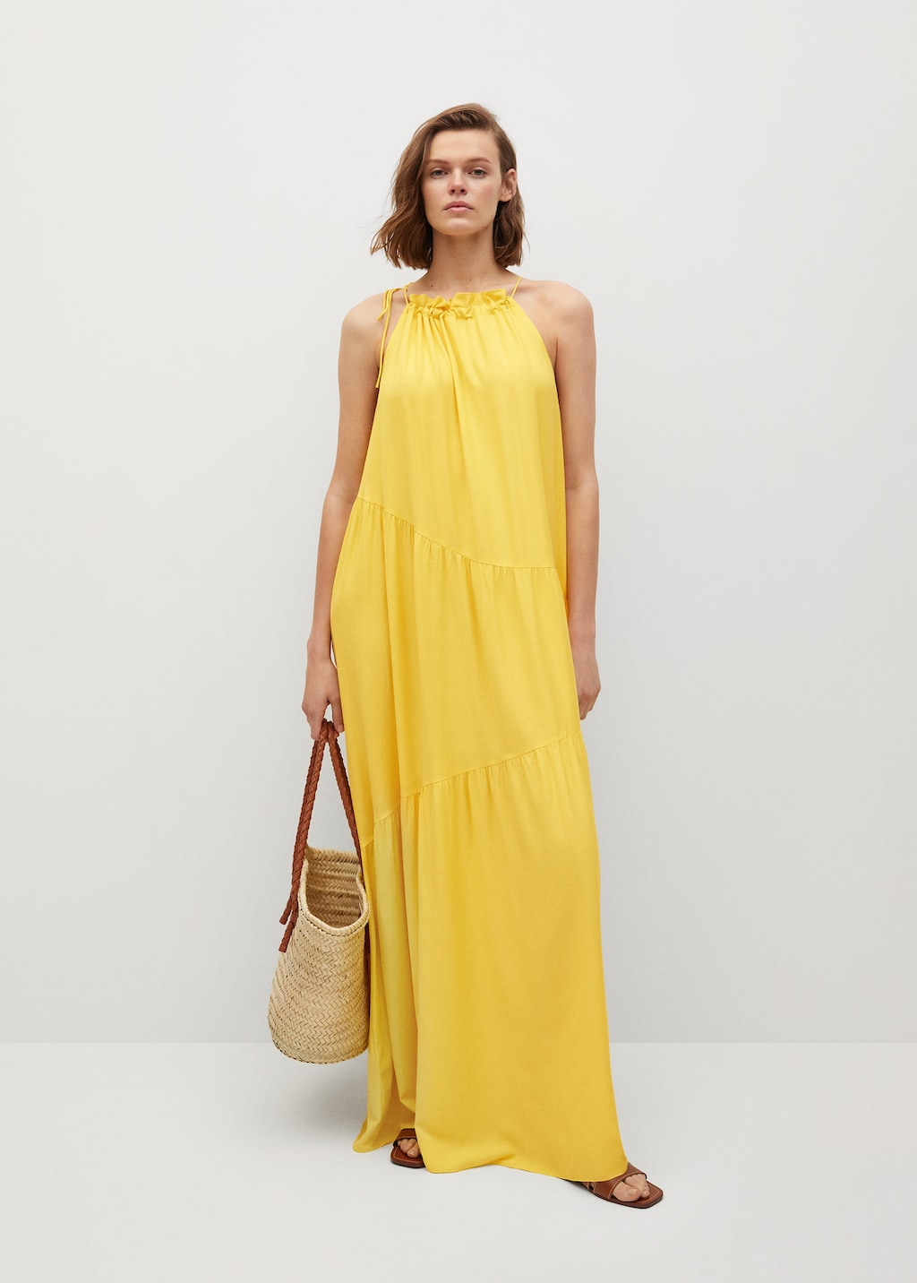 Flowy ruffled dress