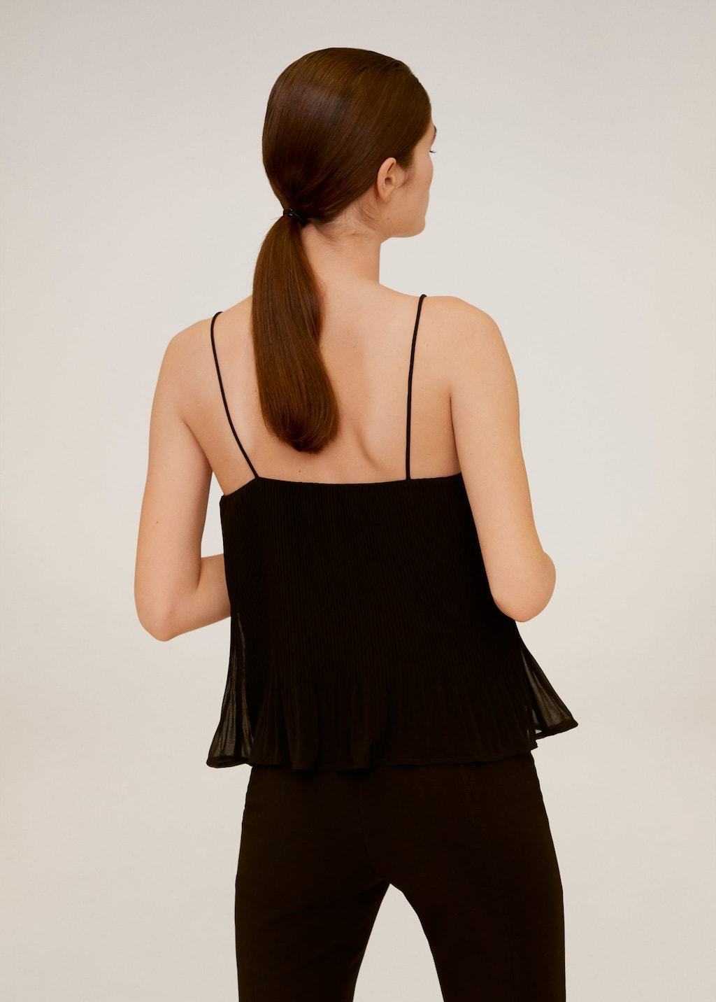 Ruffle pleated top