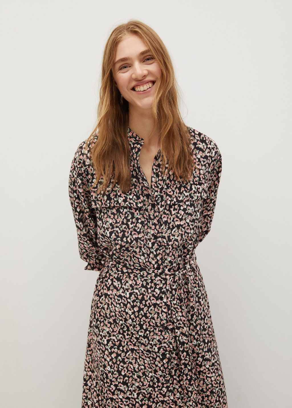 Animal print dress