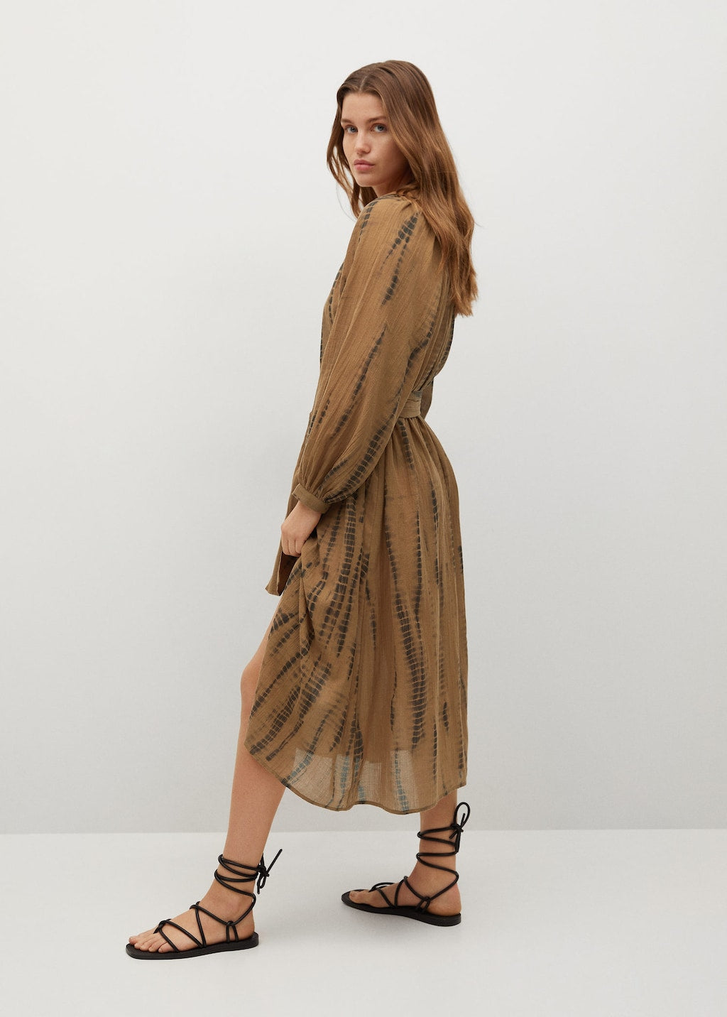 Cotton shirt dress