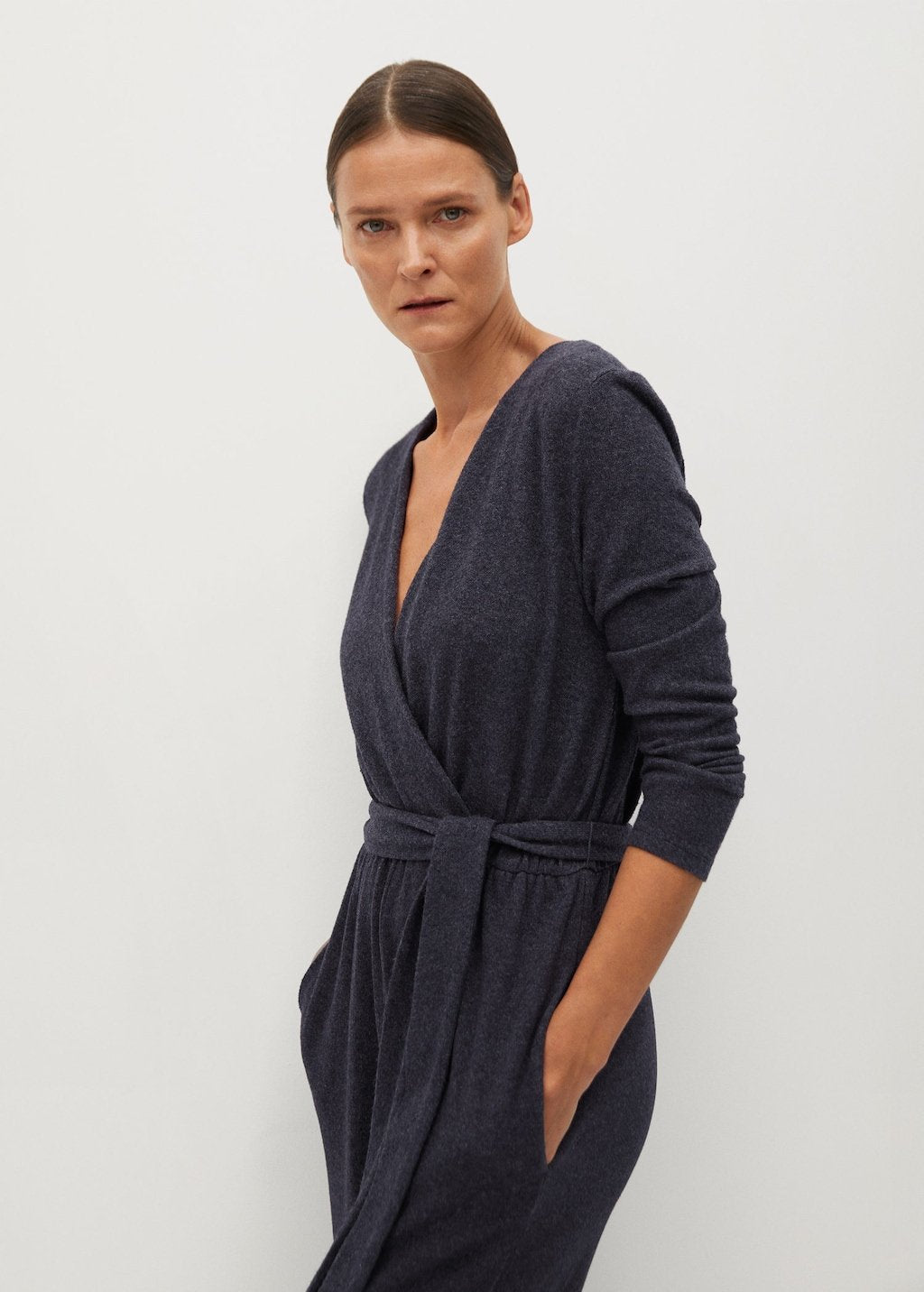 Cotton long jumpsuit