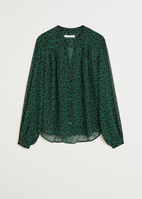 Flowy printed blouse