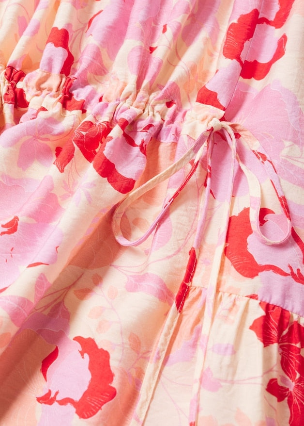 Flowy printed dress