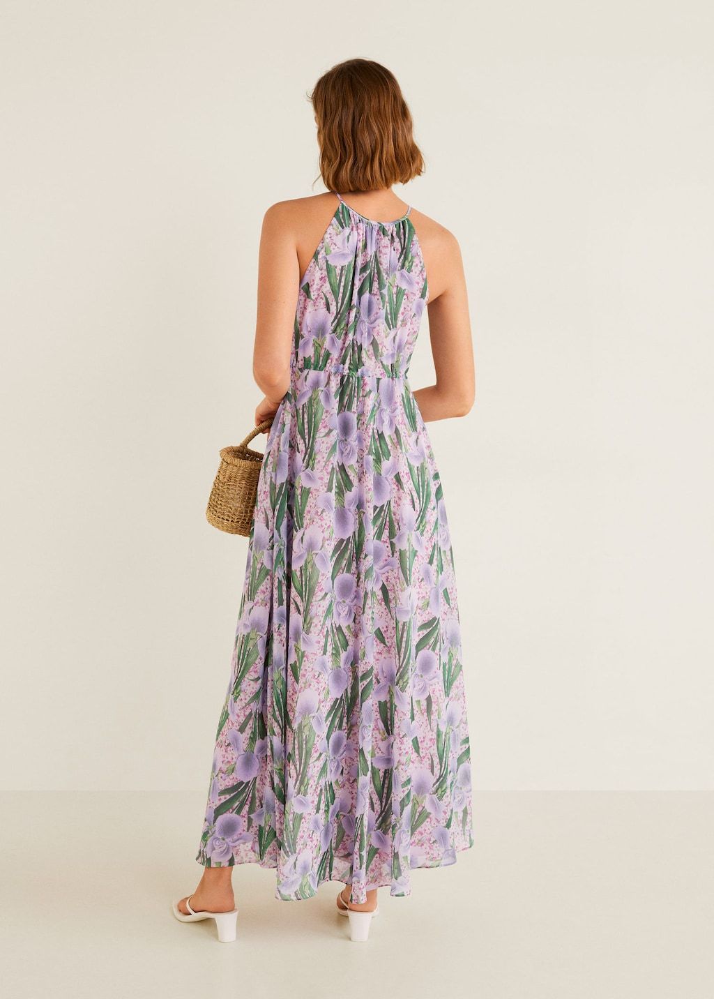 Ribbons long dress