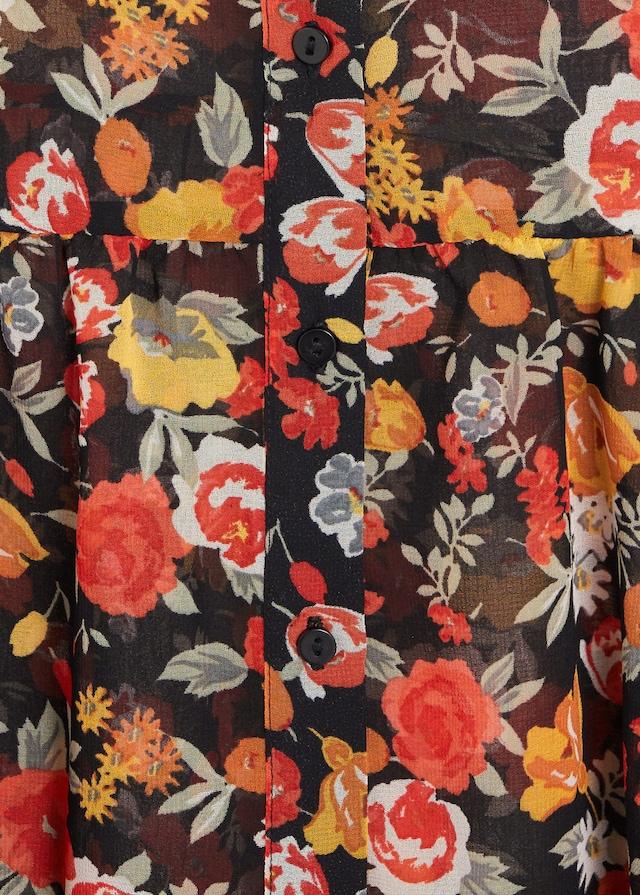 Floral print blouse