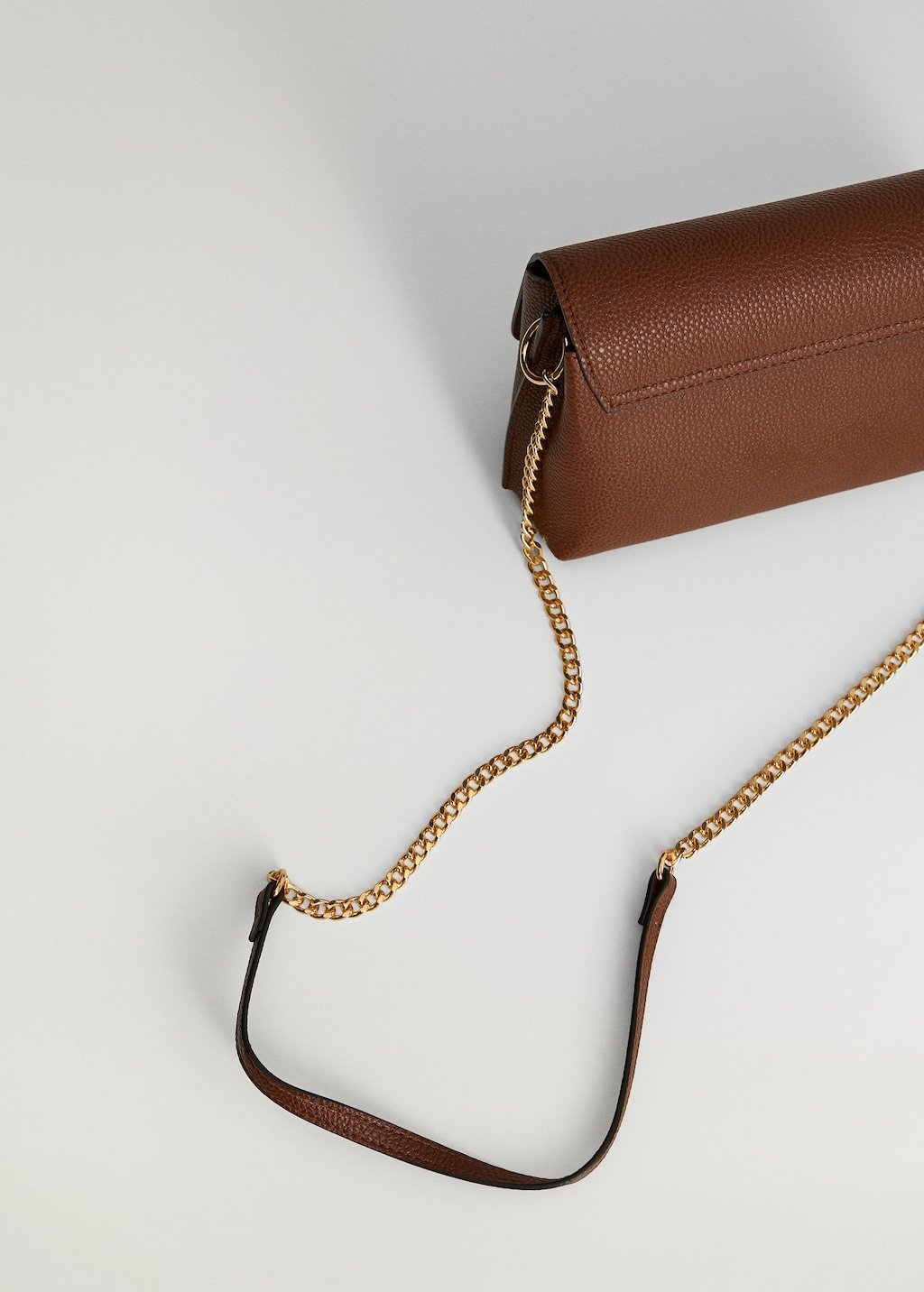 Buckled flap bag