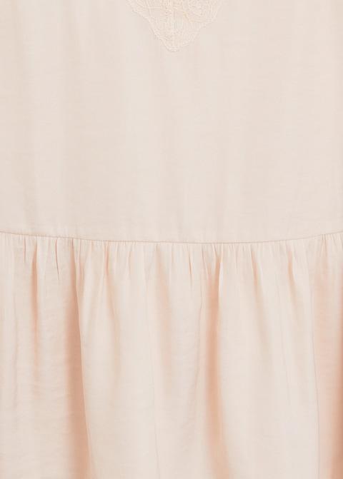 Lace appliqué top