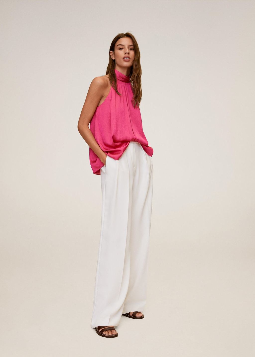 Satin top