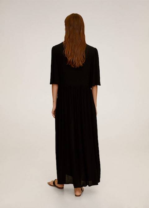 Pearl neck dress