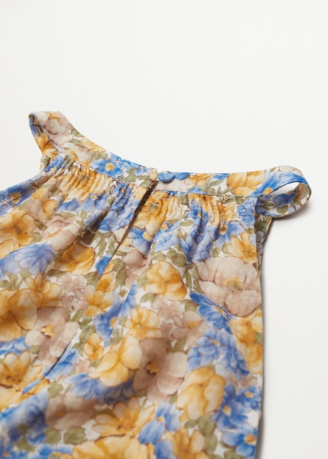 Flowy printed dress